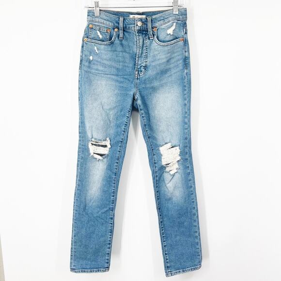 Madewell The Perfect Vintage Jeans in Denman Wash High Rise - Picture 2 of 10